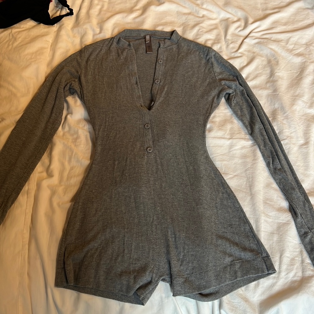 Skims Henley onesie